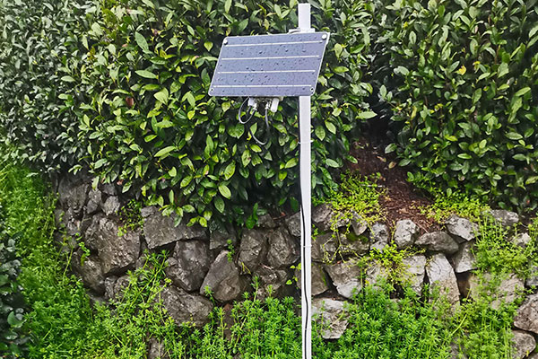 杭州西湖龙井村茶园土壤墒情检测仪安装案例展示