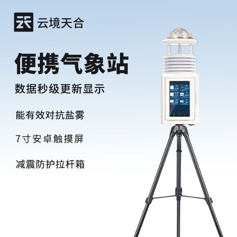 应急便携式气象站的应用